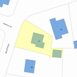 30 Williston Rd, Newton, MA 02466 plot plan