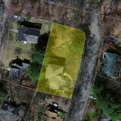 36 Duffield Rd, Newton, MA 02466 aerial view