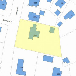 1066 Walnut St, Newton, MA 02461 plot plan