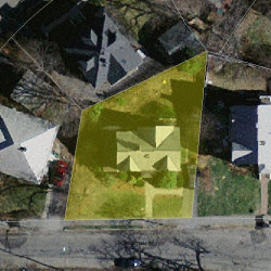 45 Nonantum St, Newton, MA 02458 aerial view