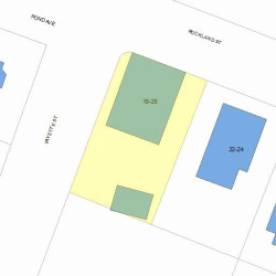 20 Fayette St, Newton, MA 02458 plot plan