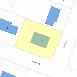 20 Chatham Rd, Newton, MA 02461 plot plan