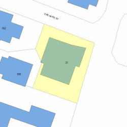 20 Orchard St, Newton, MA 02458 plot plan