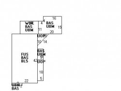 266 Adams St, Newton, MA 02458 floor plan