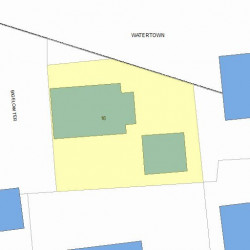 16 Bigelow Ter, Newton, MA 02458 plot plan