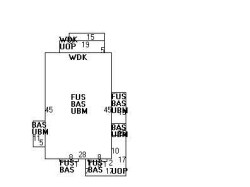 713 Watertown St, Newton, MA 02460 floor plan