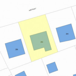 250 Austin St, Newton, MA 02465 plot plan