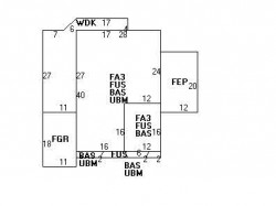 18 Devon Ter, Newton, MA 02459 floor plan