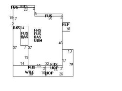 214 Beacon St, Newton, MA 02459 floor plan