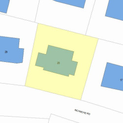 23 Richmond Rd, Newton, MA 02458 plot plan