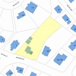 199 Jackson St, Newton, MA 02459 plot plan