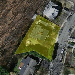 9 Beverly Rd, Newton, MA 02461 aerial view