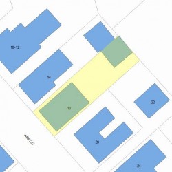 18 West St, Newton, MA 02458 plot plan