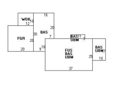 174 Highland St, Newton, MA 02465 floor plan