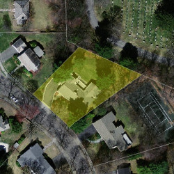 140 Paulson Rd, Newton, MA 02468 aerial view