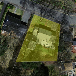 47 Chatham Rd, Newton, MA 02461 aerial view