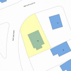 46 Side Pkwy, Newton, MA 02458 plot plan