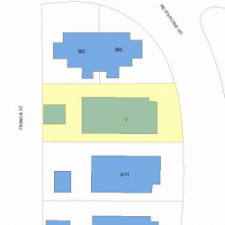 7 Westbourne Rd, Newton, MA 02459 plot plan