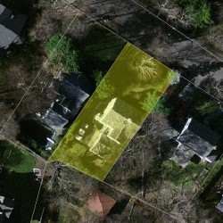 18 Bellevue St, Newton, MA 02458 aerial view