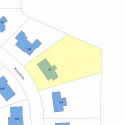 146 Paulson Rd, Newton, MA 02468 plot plan