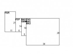 27 Jerome Ave, Newton, MA 02465 floor plan