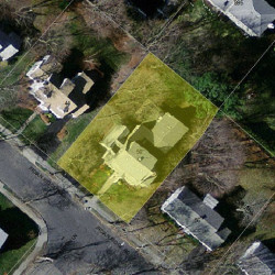 50 Indian Ridge Rd, Newton, MA 02459 aerial view