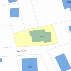 35 Sullivan Ave, Newton, MA 02464 plot plan