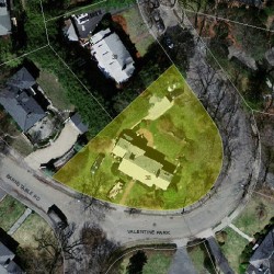 38 Barnstable Rd, Newton, MA 02465 aerial view