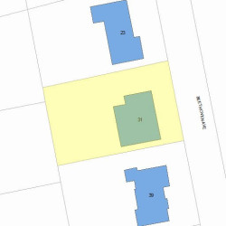 31 Beethoven Ave, Newton, MA 02468 plot plan