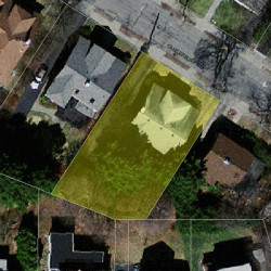 30 Canterbury Rd, Newton, MA 02461 aerial view