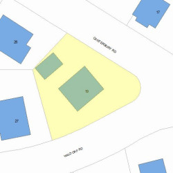 19 Waldorf Rd, Newton, MA 02461 plot plan