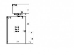 16 Traverse St, Newton, MA 02458 floor plan