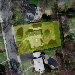 53 Ferncroft Rd, Newton, MA 02468 aerial view