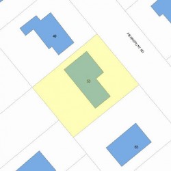 53 Pierrepont Rd, Newton, MA 02462 plot plan