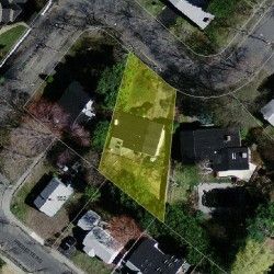 40 Esty Farm Rd, Newton, MA 02459 aerial view