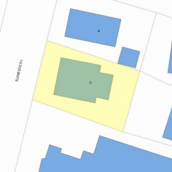 8 Eldredge St, Newton, MA 02458 plot plan