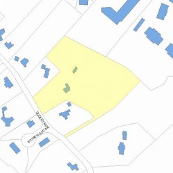 190 Dudley Rd, Newton, MA 02459 plot plan