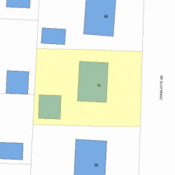 56 Charlotte Rd, Newton, MA 02459 plot plan