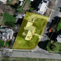 75 Prentice Rd, Newton, MA 02459 aerial view