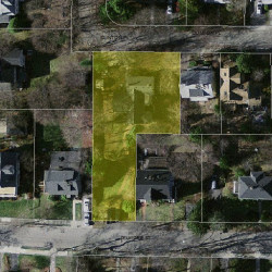47 Clinton Pl, Newton, MA 02459 aerial view