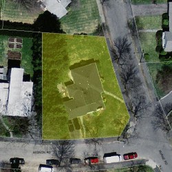 40 Ruane Rd, Newton, MA 02465 aerial view