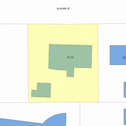 78 Elmore St, Newton, MA 02459 plot plan