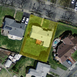 18 Joseph Rd, Newton, MA 02460 aerial view