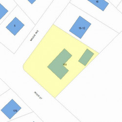 169 River St, Newton, MA 02465 plot plan