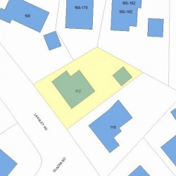 112 Langley Rd, Newton, MA 02459 plot plan