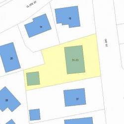 33 Gay St, Newton, MA 02460 plot plan