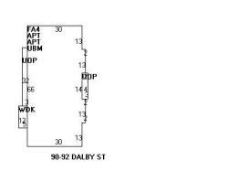 92 Dalby St, Newton, MA 02458 floor plan