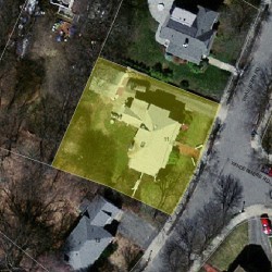 11 Brae Burn Rd, Newton, MA 02466 aerial view
