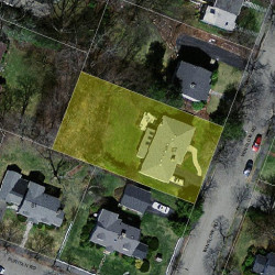 87 Winslow Rd, Newton, MA 02468 aerial view