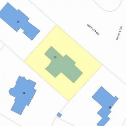 29 Wheeler Rd, Newton, MA 02459 plot plan